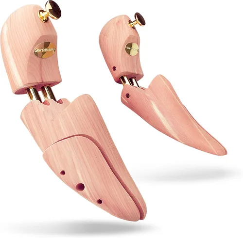 Vista 2 de RaxCollection Árbol de zapatos de cedro para hombres y mujeres, 1 par, organizador de zapatos de madera española de primera clase, gran regalo