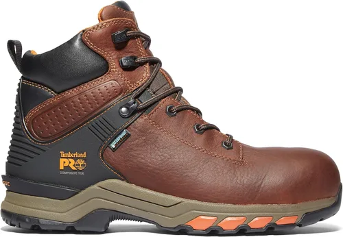 Vista 4 de Timberland PRO Hypercharge - Botas industriales impermeables para hombre, 6.0 in