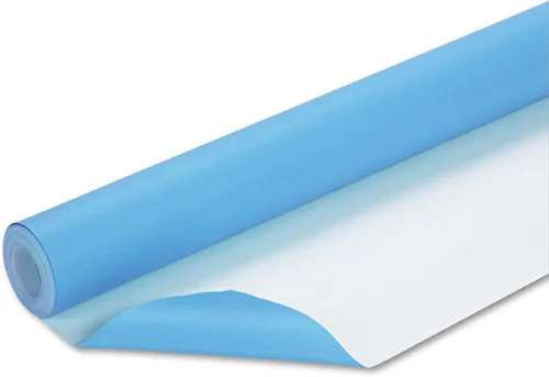 Vista 33 de Fadeless Papel para Tablón de Anuncios, Papel Resistente a la Decoloración para Decoración de Aula, 48" x 50', Azure, 1 Rollo