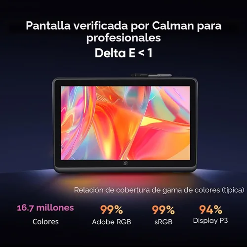 Vista 2 de XPPen Artist Pro 22 Gen 2 22" 2.5K Tablet de dibujo con pantalla, 16K 21.5 pulgadas con 2.5 K