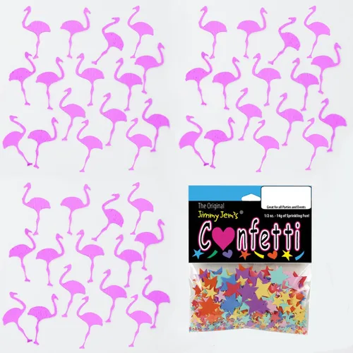 Vista 3 de Confeti Flamingo Pink - Paquete al por menor #8419 QS0