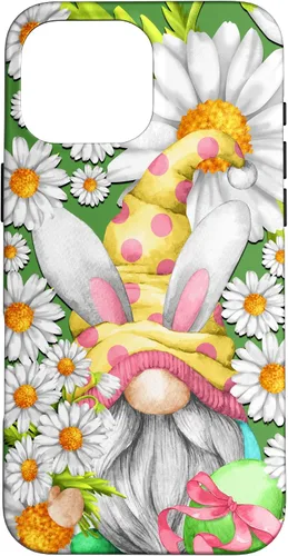 Vista 19 de Funny Easter Gnome Graphic for Women Teachers and Daisy Mom Case for iPhone 17