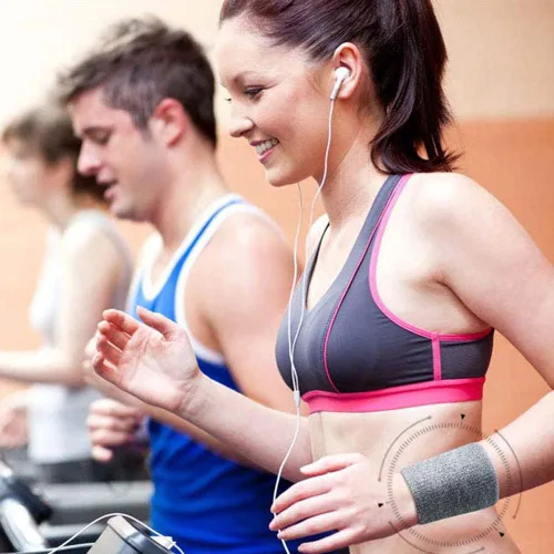 Vista 2 de Muñequeras para hombres y mujeres, tela de rizo que absorbe la humedad, para deportes, tenis, gimnasio, entrenamiento