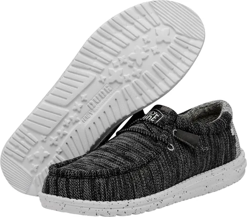Vista 3 de Hey Dude Wally Stretch - Mocasines para hombre, cómodos y ligeros