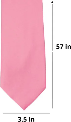 Vista 86 de tiemart Corbata de color sólido para hombre Longitud estándar