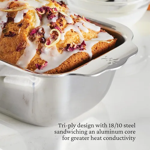 Vista 3 de Hestan Provisions OvenBond - Molde para pan de acero inoxidable con revestimiento de tres capas, 1 libra (9 x 5 pulgadas)