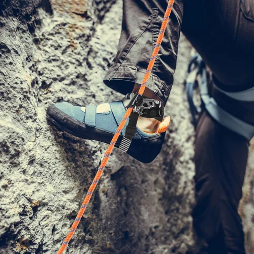 Vista 7 de NewDoar - Bloqueador de pie elevado para escalada en roca y montañismo, dispositivo de escalada