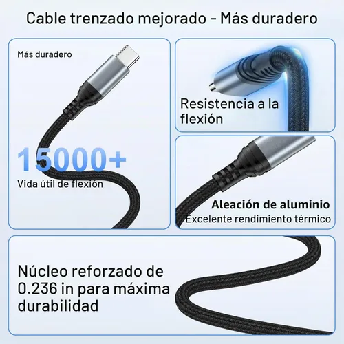 Vista 6 de Adaptador USB C a USB - 5Gbps [paquete de 2] Adaptador USB C 3.0 OTG para Android
