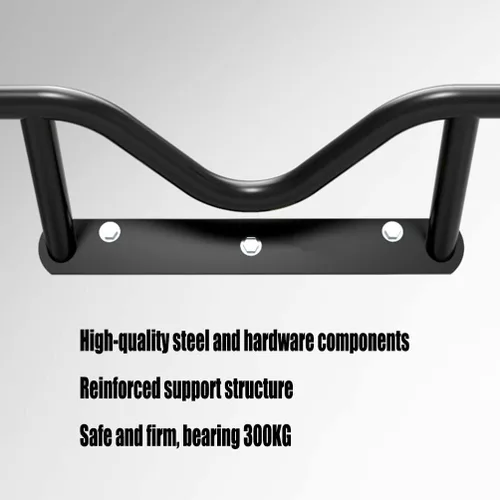 Vista 5 de Pull-Up Bars Wall- Mounted Chin Up Bar,Door Beam Steel Fitness Bar,Home Gym Multifunctional Fitness Equipment,Load 300kg