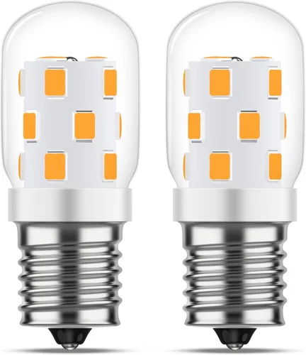 Vista 8 de TAIYALOO Bombilla LED E17 regulable para microondas, 40 W, incandescente, repuesto para electrodomésticos sobre estufa, refrigerador, campana Blanco