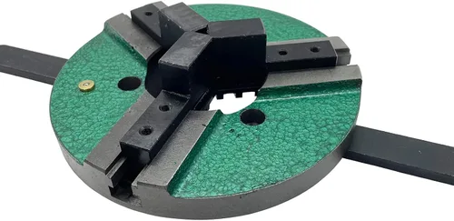 Vista 7 de INTBUYING Posicionador de soldadura autocentrante de 3 mandíbulas de 8 "Posicionador de mesa Portabrocas reversible de 7.874 in para fresadora
