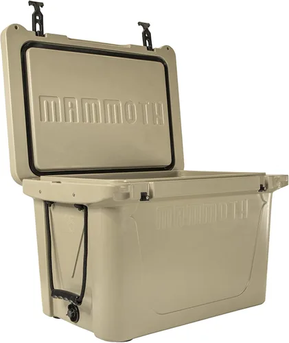 Vista 7 de Mammoth Ranger 25 - Hielera rígida aislada con capacidad de 25 cuartos de galón, capacidad para 30 latas, ideal para barco, campamento, bronceado