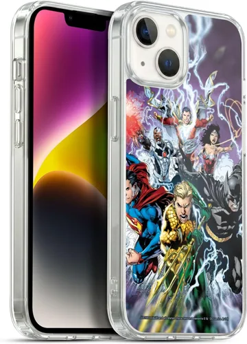 Vista 132 de Head Case Designs Funda de gel con licencia oficial de la Liga de la Justicia DC Comics #10 Darkseid War Comic Book Cover