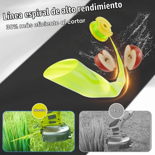 Vista 2 de Paquete de 7 cadenas de repuesto para Ryobi One PLUS+ AC80RL3 de 0.080