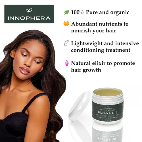 Vista 6 de Aceite de batana para el crecimiento del cabello, prensado en frío sin olor ahumado, 100% puro y natural de Honduras, nutre, hidrata y restaura