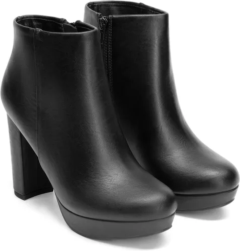 Vista 3 de DREAM PAIRS - Botines de tacón alto para mujer
