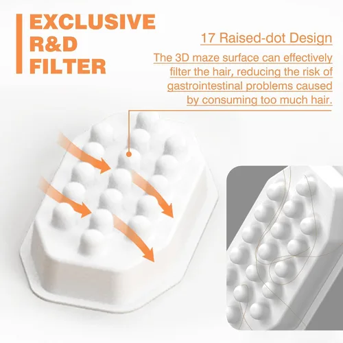 Vista 3 de Rellaty Filtros Oficiales de Repuesto para Fuente de Agua para Gatos y Esponjas de Pre-Filtro para Fuente Automática de Mascotas de 3.2L/108 oz