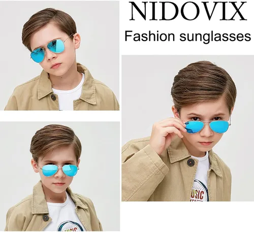 Vista 5 de Gafas de sol polarizadas para niños y niñas de 2 a 9 años, 100% protección UV