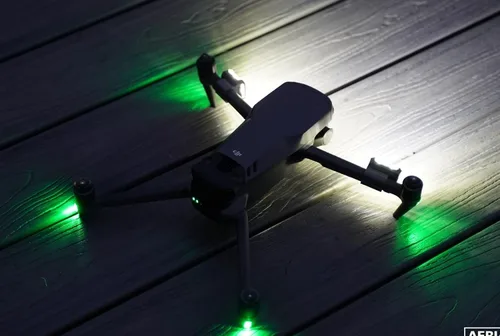 Vista 4 de Mavic - Kit de 3 luces estroboscópicas para navegación compatible con DJI Mavic 3 Drone Cumple con la FAA: 2 kit de luces para soportes de brazos