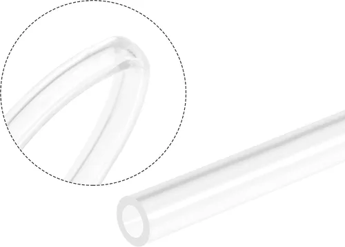 Vista 4 de uxcell Tubo de silicona transparente, 1/4 pulgadas (0.252 in) ID 3/8 pulgadas (0.378 in) de diámetro exterior de 10 pies, manguera de agua de tubo