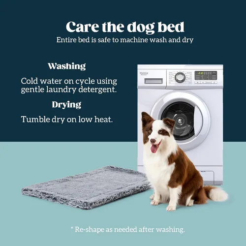 Vista 6 de PELZIN Stoutwool - Cama indestructible para perros, almohadilla mullida a prueba de masticados, almohadilla resistente para masticadores agresivos
