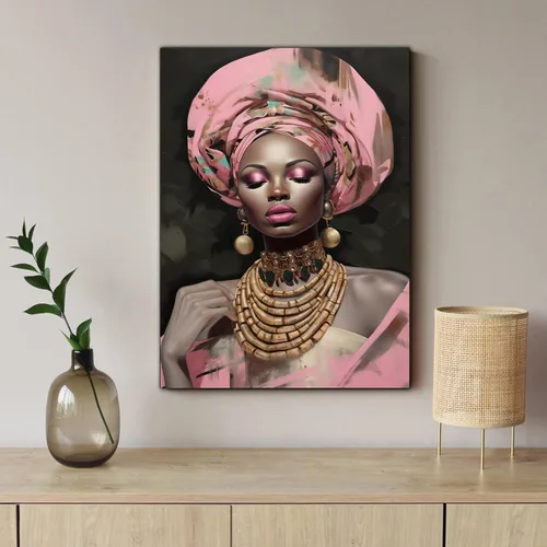Vista 189 de Arte de pared afroamericano, decoración de rey y reina bailarín negro para sala de estar, arte de pareja de amor negro para dormitorio, lienzo