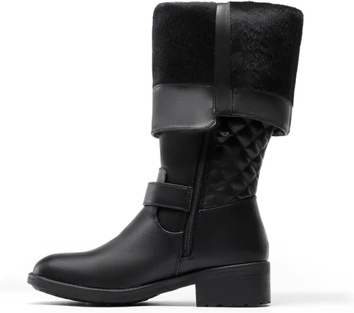 Vista 3 de DREAM PAIRS Botas de equitación hasta la rodilla para mujer
