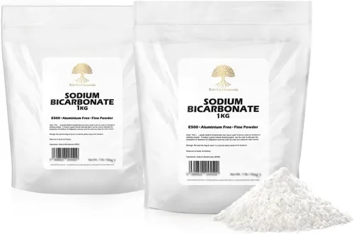 Vista 9 de Eco-Lux Essentials Bicarbonato de sodio puro, bicarbonato de sodio (11 libras) de grado alimenticio para limpieza, hornear, bombas de baño
