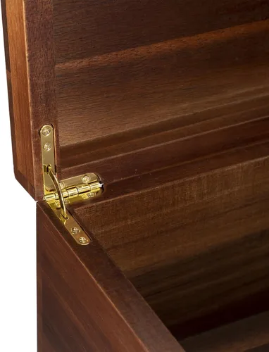 Vista 7 de Caja de almacenamiento grande de madera – Caja de madera con tapa para decoración del hogar, ideal para recuerdos, baratijas, joyas y fotos, 12.5 x