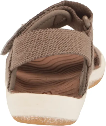 Vista 3 de KEEN Correa trasera Elle unisex para niños, plataforma casual y puntera abierta