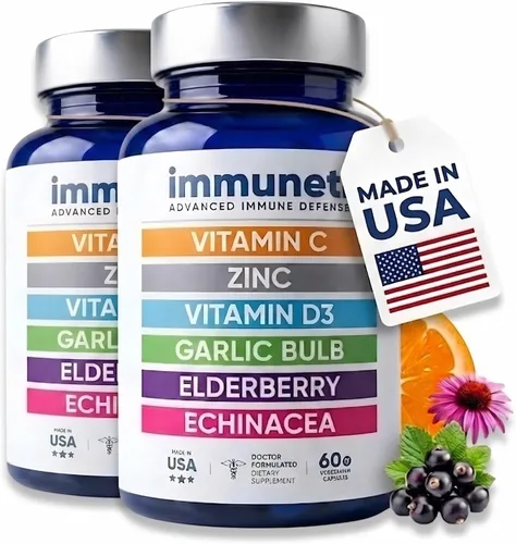 Vista 7 de Immuneti Advanced Immune Support – Suplemento de apoyo inmunológico avanzado 6 en 1 de inmunidad diaria formulado por médicos – Fabricado en Estados