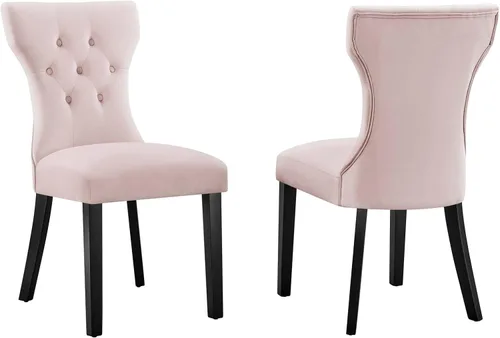 Vista 7 de Modway Silueta - Silla de comedor, color coñac