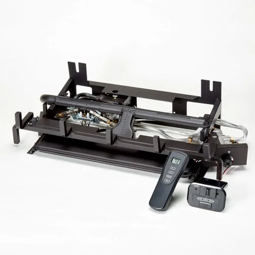 Vista 13 de Duluth Forge DLS-30R-2 Juego de troncos de chimenea sin ventilación de combustible dual con control remoto, uso con gas natural o propano líquido