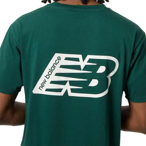 Vista 4 de New Balance Manga corta Nb Essentials para hombre