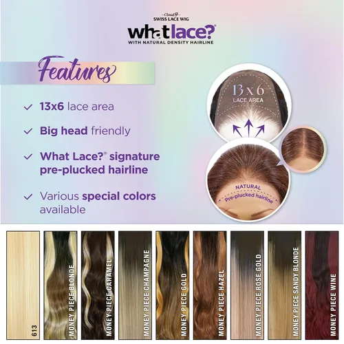 Vista 7 de Sensationnel What Lace Cloud9 Tyrina - Peluca de cabello sintético Encaje frontal, atado a mano, sintético, densidad natural, línea de cabello