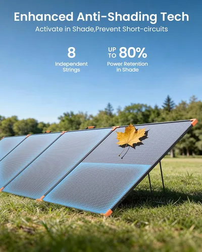 Vista 4 de ZOUPW 480W biacial panel solar portátil tipo N 16BB para la central