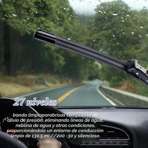 Vista 3 de Limpiaparabrisas de repuesto de 22 pulgadas + 22 pulgadas para Chevy Silverado/GMC Sierra 2014 2015 2016 2017 2018 (juego de 2) limpiaparabrisas