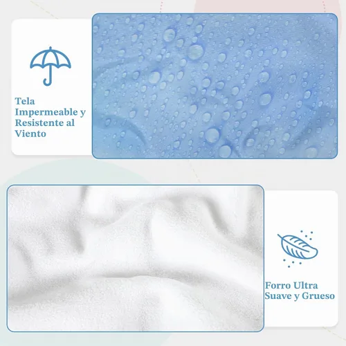 Vista 3 de Funda de asiento de automóvil para bebé, invierno, impermeable, para recién nacido, resistente al viento, funda de asiento de automóvil para bebé