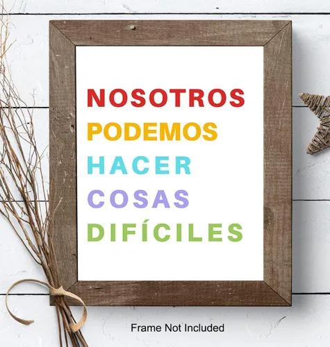 Vista 8 de Arte y decoración de pared familiar para aula, decoración de dormitorio para niños, suministros para profesores, póster motivacional inspirador