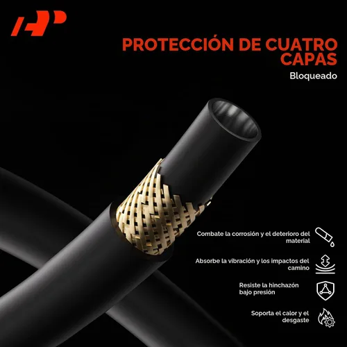 Vista 4 de A-Premium Conjunto de manguera de reservorio/línea de succión de dirección asistida compatible con Nissan Frontier 1998-2004 2006-2008 2011-2013