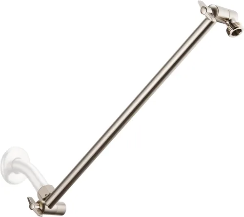 Vista 17 de Brazo de extensión para cabezal de ducha ajustable de 5 pulgadas, con tornillo de fijación con seguro, de latón cromado con ángulo ajustable