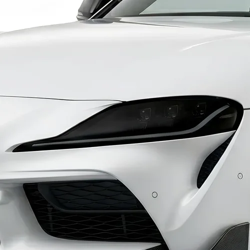 Vista 9 de BOGAR TECH DESIGNS Kit de tinte opaco de emblema compatible con Toyota GR Supra 2020-2025, humo oscuro