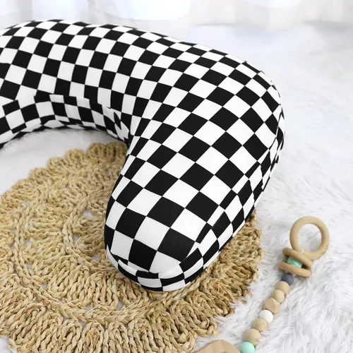 Vista 2 de DILIMI Funda de almohada de lactancia, funda de lactancia suave y elástica para almohada de lactancia materna, extraíble para bebés niños y niñas