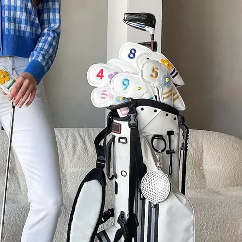 Vista 5 de Llavero deportivo con dije para monedero, bolso de mano, juego de pelota, llavero con cremallera, lindo tenis, baloncesto, béisbol, golf, fútbol
