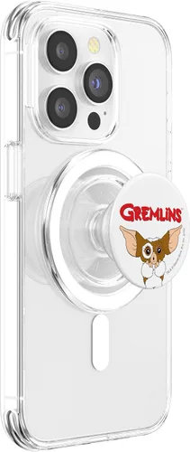 Vista 3 de Gremlins Gizmo Logo PopSockets MagSafe PopGrip para iPhone