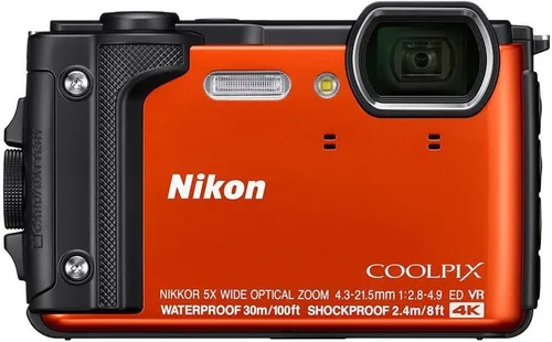 Vista 3 de Cámara digital Nikon W300 resistente al agua con 3 pulgadas TFT LCD, Color negro