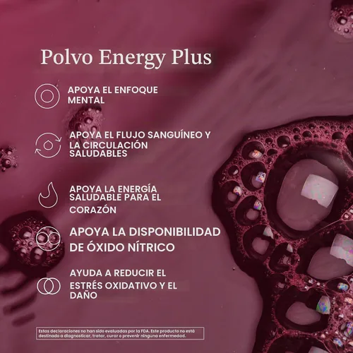 Vista 2 de HumanN SuperBeets Energy Plus Polvo de raíz de remolacha + 80 mg de cafeína