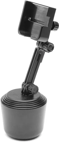 Vista 2 de WeatherTech CupFone Two View con extensión – Soporte de portavasos ajustable y universal para teléfono celular, accesorio para automóvil y camión