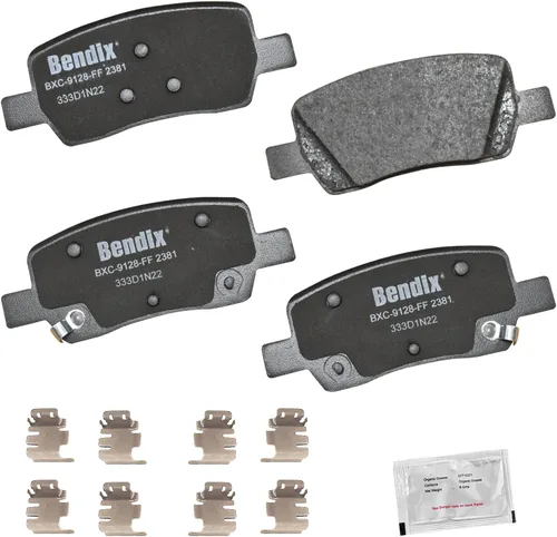 Vista 57 de Bendix Priority1 CFC154 - Juego de pastillas de freno de disco para Avanti II, Century, LeSabre, Regal, Riviera, chasis comercial, DeVille