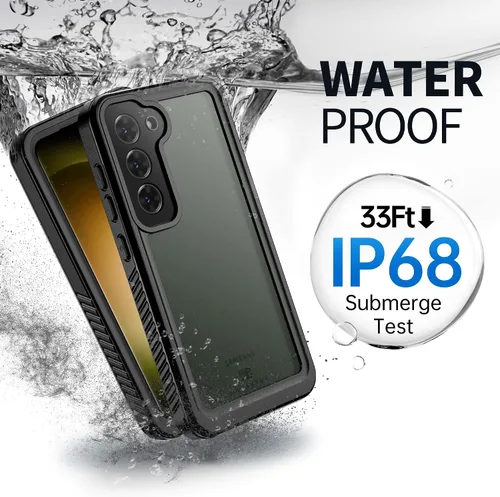 Vista 2 de BEASTEK Funda impermeable para Galaxy S23, a prueba de golpes, a prueba de polvo, IP68, serie FSN con protector de pantalla integrado antiarañazos